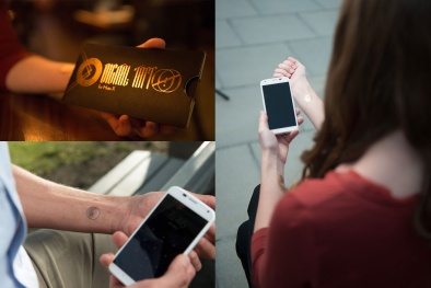 Mở khóa điện thoại bằng hình xăm số Digital Tattoo